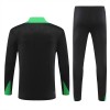 Brésil Sweat d'Entraînement Quarter-Zip 2024-25 Noire Pour Homme